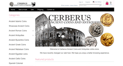 Desktop Screenshot of cerberuscoins.com